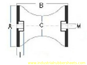 High Performance Shock Absorber Rubber Mounts , Tensile Strength 8Mpa