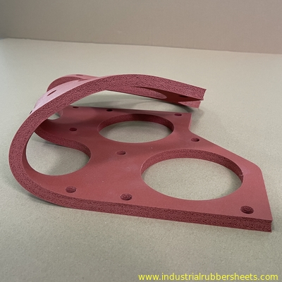 1.5mm Close Cell Silicone Foam Strips 10-40 Shore A Hardness