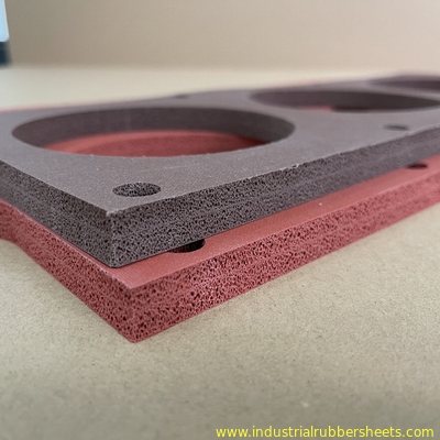 1.5mm Close Cell Silicone Foam Strips 10-40 Shore A Hardness