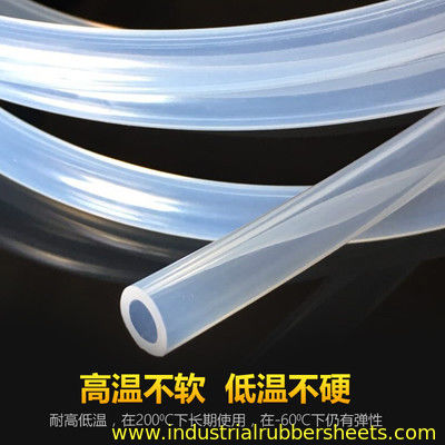Customized Extrusion Process Clear Silicone Tube Smooth Surface