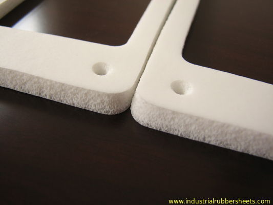 Hot Resistant Silicone Sponge Gasket , Silicone Foam Gasket ROHS / FCC / SGS