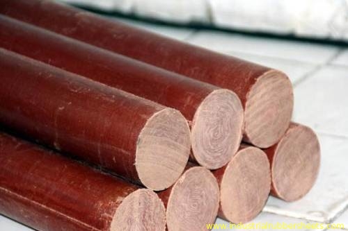 Good Insulation Cotton / Paper Phenolic Rod Smooth Length 1 - 3m