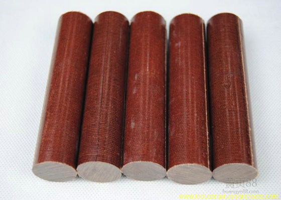 Good Insulation Cotton / Paper Phenolic Rod Smooth Length 1 - 3m