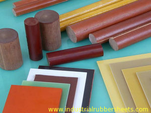 Good Insulation Cotton / Paper Phenolic Rod Smooth Length 1 - 3m