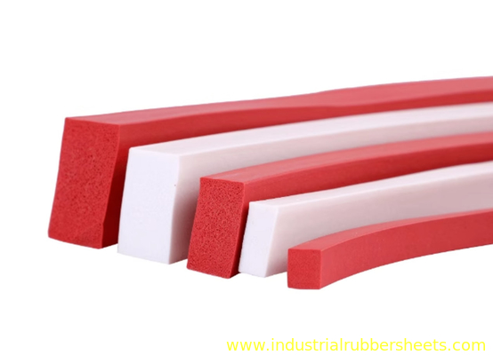 Silicone Sponge Stripe, Silicone Sponge Profile Extruded by Close Cell Silicone Sponge Material