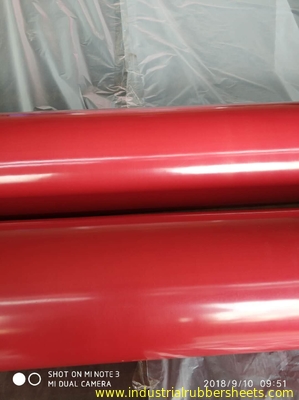 22Mpa Pink Red Gum Rubber Sheet / Para Rubber Sheet 35-40Shore A Hardness