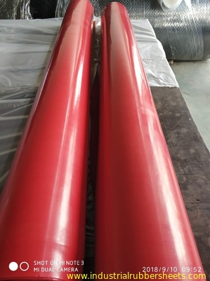 22Mpa Pink Red Gum Rubber Sheet / Para Rubber Sheet 35-40Shore A Hardness