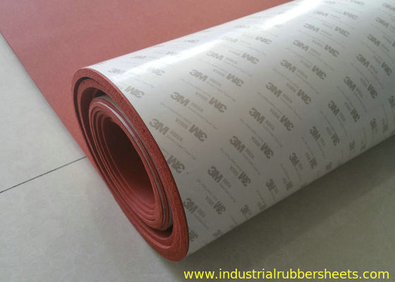 Dark Red Silicone Rubber Sheet Close Cell and High Temperature Resistant Silicone Sponge Sheet