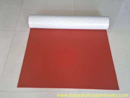 Dark Red Silicone Rubber Sheet Close Cell and High Temperature Resistant Silicone Sponge Sheet