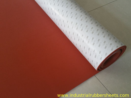 Dark Red Silicone Rubber Sheet Close Cell and High Temperature Resistant Silicone Sponge Sheet