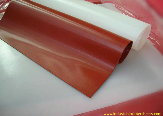 0.5-6.0mm x 0.5-1.2m x 10/20m ใบยางซิลิโคนสําหรับอุตสาหกรรมอาหารและอุตสาหกรรม