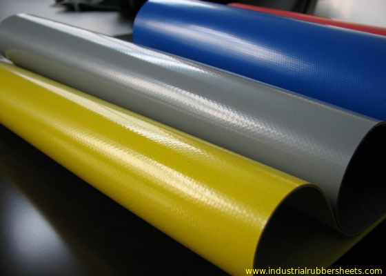 แผ่นผ้า Hypalon, แผ่นยาง Neoprene อุตสาหกรรมสีเหลือง, สีเทา, สีแดง, สีฟ้า