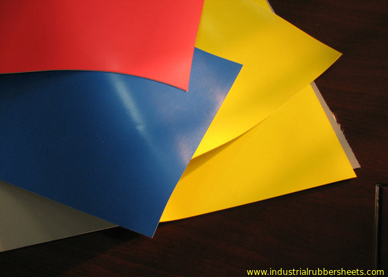 แผ่นผ้า Hypalon, แผ่นยาง Neoprene อุตสาหกรรมสีเหลือง, สีเทา, สีแดง, สีฟ้า