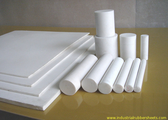 แผ่น PTFE แบบขึ้นรูปหรือแผ่นป้องกันการกัดกร่อนแผ่นพลาสติกเทฟล่อนสำหรับซีล / ปะเก็น