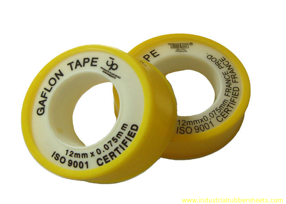 ป้องกันการกัดกร่อนของเทปกาว PTFE ชนิดไม่เคลือบสีความยาว 6 - 50 เมตร