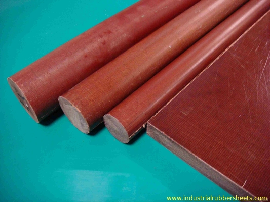 Bakelite ฝ้ายก้านฉนวน / ก้านฟีนอลสีน้ำตาล 1.25-1.40g / Cm3 ความหนาแน่น