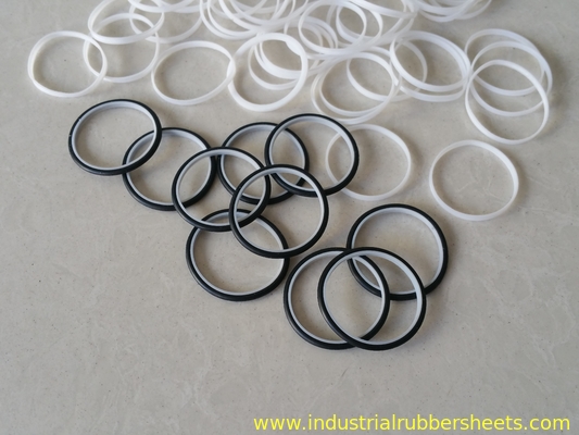 ความยืดหยุ่น Ptfe O แหวนยาง O แหวน สายใยคาร์บอน แหวนกันรอยดี