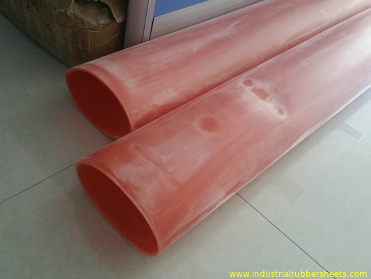 สีแดง ใส ซิลิโคน sleeve ซิลิโคน Tube Extrusion สําหรับ Corona Roller ความยาวสูงสุด 2m