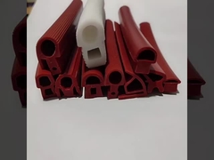 สีแดง ใสซิลิโคน Extrusion, โปรไฟล์ซิลิโคนสําหรับการปิด