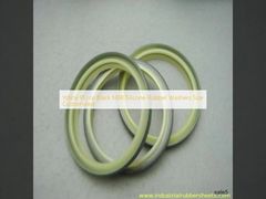 แหวนยางซิลิโคน NBR สีขาว PU หรือสีดำขนาดที่กำหนดเอง