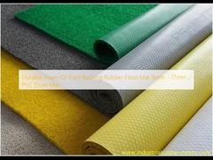 ผงทนทาน หรือ แบ็กเกอร์ยางที่แข็งแรง 9 มม - 17 มม / PVC Door Mat