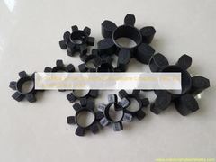 8 - 55Mpa ความแข็งแรงในการดึง โพลียูเรเทน คอปปลาจ์, HRC PU คอปปลาจ์, สีดํา