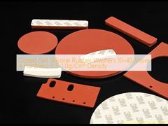 แหวนรองยางซิลิโคนชนิดเซลล์ปิด ความแข็ง 10-40 Shore A ความหนาแน่น 0.5-1.0g/Cm³