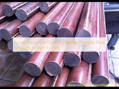 ผ้าฝ้ายฉนวนกันความร้อน / แท่งฟีนอลิกกระดาษ ความยาวเรียบ 1 - 3 เมตร