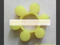 ขนาดมาตรฐาน Mt คอปปิ้งความแข็ง 90 - 98 Shore A สีเหลือง