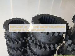 สีดำ 3J - 11J เกียร์ ยาง โพลียูรีเทน ข้อต่อ สำหรับ เครื่องอัดอากาศ