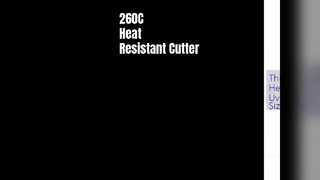 แผ่นรองคัตเตอร์ PTFE 260C งานตัดอุตสาหกรรมทนความร้อน