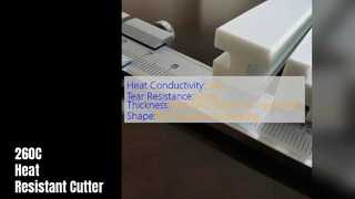 แผ่นรองคัตเตอร์ PTFE 260C ทนความร้อนแบบกำหนดเอง