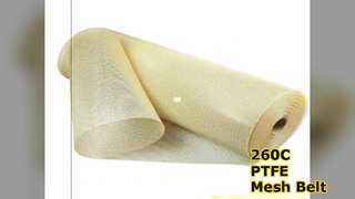 สายพานตาข่าย PTFE 260C สำหรับไมโครเวฟปลอดภัยและระบายอากาศได้