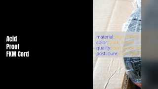 FKM Fluorubber Cord Industrial Seals ทนกรด