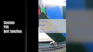 สายพานลำเลียงอาหาร PVC ความยาวที่ปรับแต่งได้