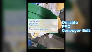 สายพานลำเลียง PVC โลจิสติกส์อาหาร เกษตรกรรม