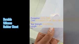 แผ่นยางซิลิโคน 3mm Tensile Strength 7.5-12.0Mpa