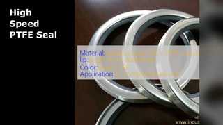 PTFE SS Shaft Oil Seal เครื่องอัดอากาศความเร็วสูง