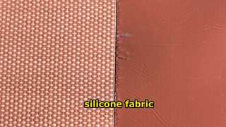 T0.75มม. x กว้าง 1 ม. x ยาว 10 ม. ผ้าไฟเบอร์กลาสเคลือบซิลิโคนสีแดง (สไตล์โรเจอร์ส)
