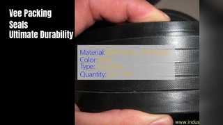 ซีลไฮดรอลิกวีบรรจุ NBR FKM PTFE