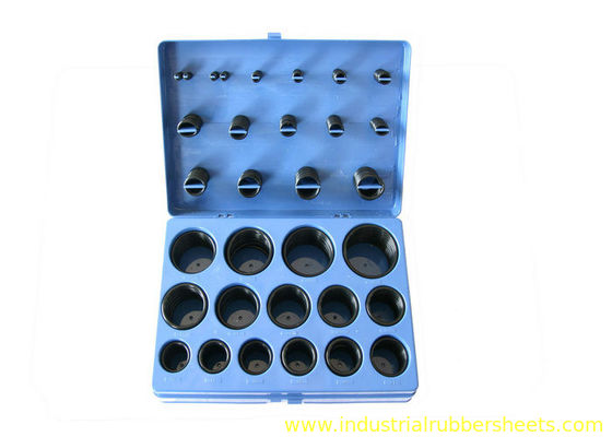 Standard Size Silicone Rubber Washers O Ring Kit with 70 Shore A Hardness and ISO3601, AS568A, DIN3771, JIS B2401 Compliance