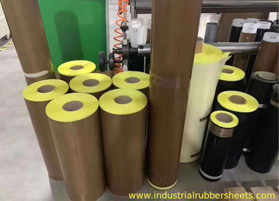 High Temperature Resistant PTFE Coated Fiberglass Fabric with 200%-320% Elongation At Break and Non Stick Surface