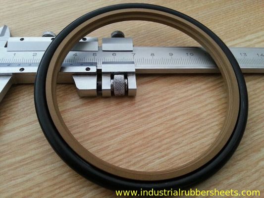 0.04 Friction Factor Rubber Oil Seal with Double Lip and -0.1 To 36.8 MPa Working Pressure