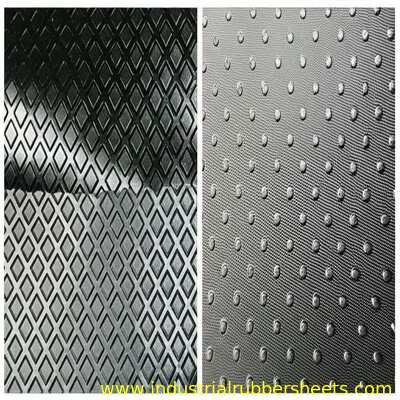 Virgin SBR Industrial Rubber Sheet with Anti-Slip Design and Impression Fabric Bottom for Durability