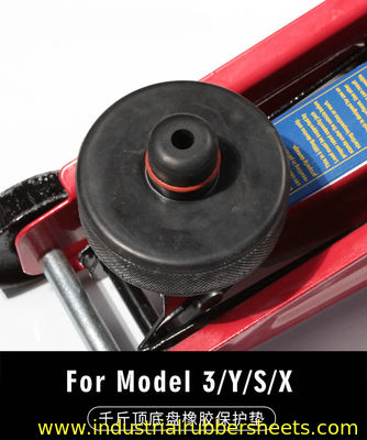 Black Rubber Jack Pad for Car Jack Application with Shock Absorption