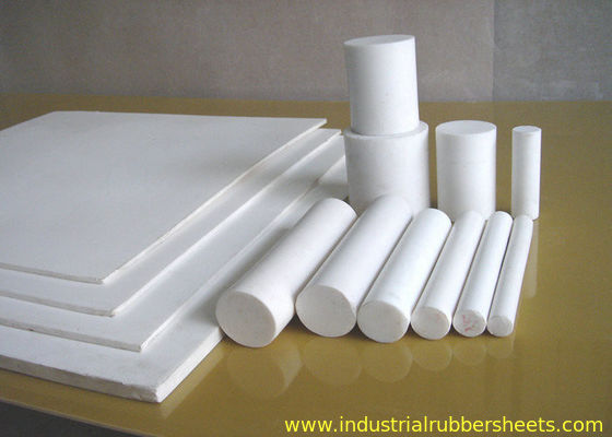 แผ่น PTFE แบบขึ้นรูปหรือแผ่นป้องกันการกัดกร่อนแผ่นพลาสติกเทฟล่อนสำหรับซีล / ปะเก็น