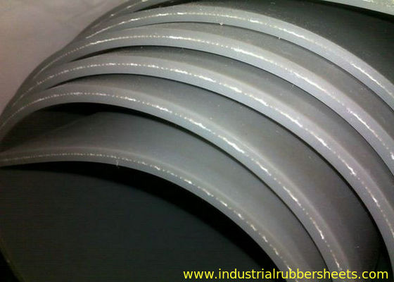 Dark Red Heat Resistant Silicone Rubber Sheet Reinforced with 1PLY Fabric