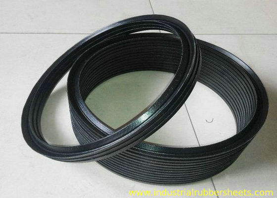 สีดำ NBR FKM PTFE ซิลิโคนยางซัก / ไฮดรอลิก Vee บรรจุ Seal