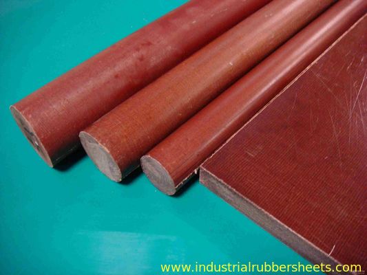 Bakelite ฝ้ายก้านฉนวน / ก้านฟีนอลสีน้ำตาล 1.25-1.40g / Cm3 ความหนาแน่น