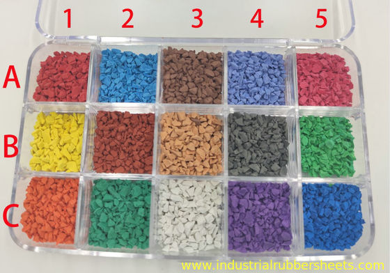 เม็ดยาง EPDM สี ความแข็ง 70 Shore A มีส่วนผสม EPDM 18% และทน UV